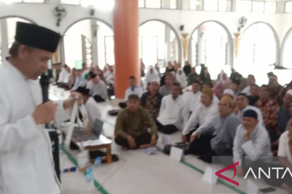 Kemenag Bangka latih calon haji manasik haji