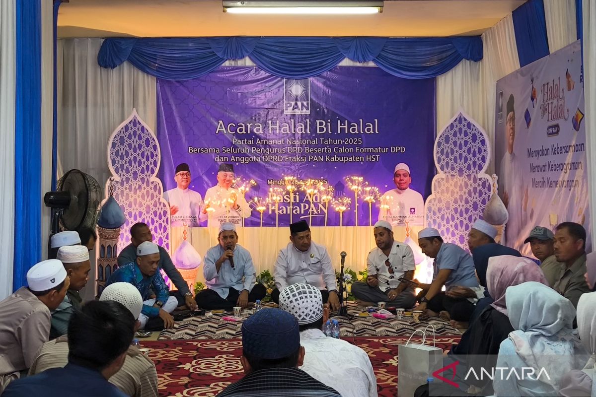 DPD PAN HST Halal Bihalal bersama pengurus dan para kader