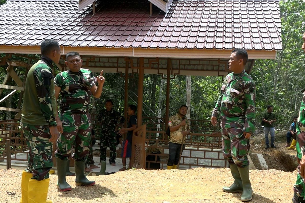 Danrem: Pemugaran makam pahlawan nasional Cut Meutia sudah 80 persen