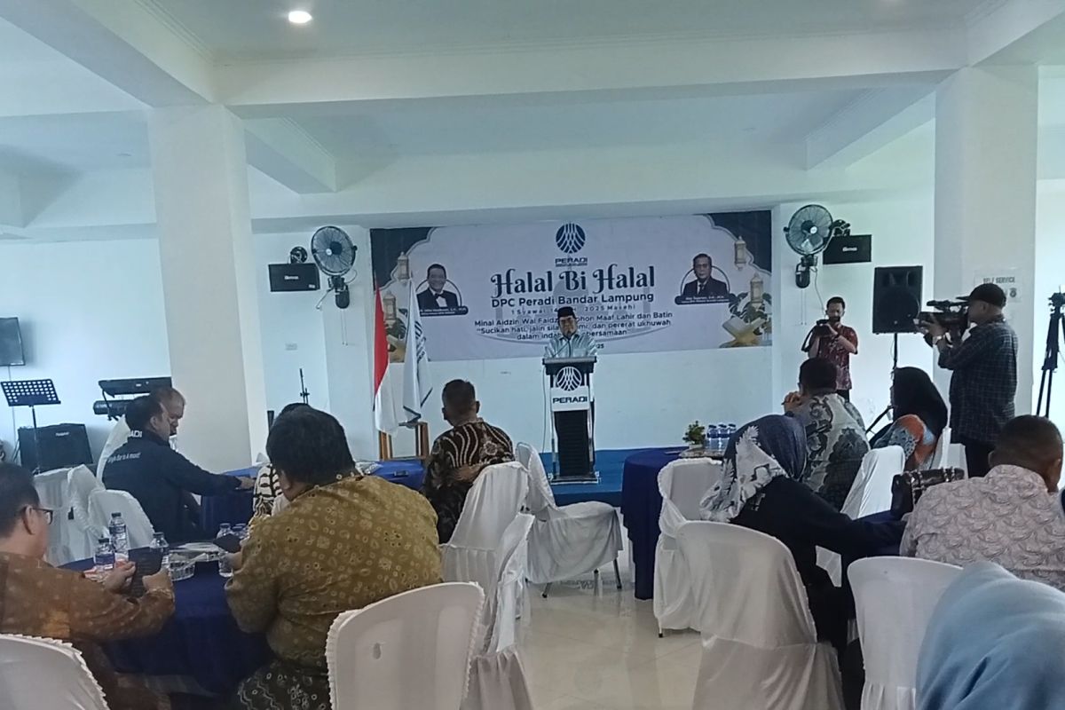 Ketua Peradi ajak anggota selesaikan sengketa melalui adat budaya Lampung