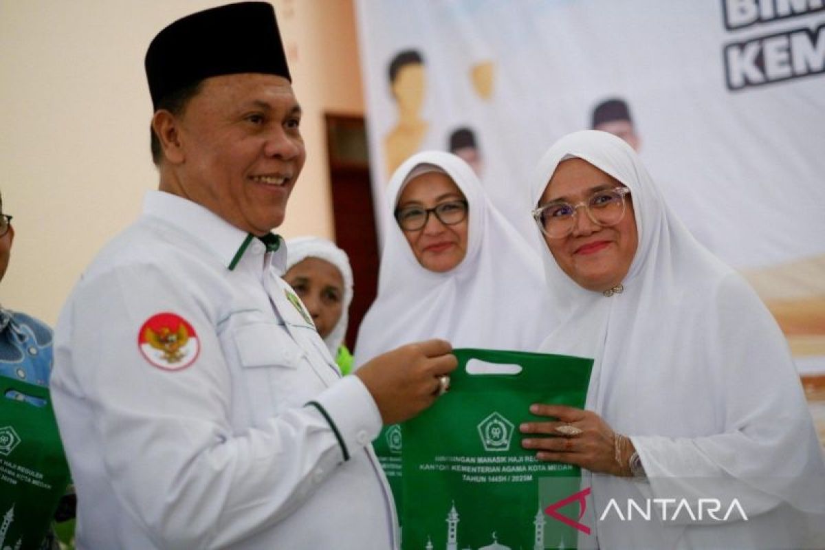 Kemenag Sumut: 2.635 calon haji asal  Medan siapkan fisik dan mental
