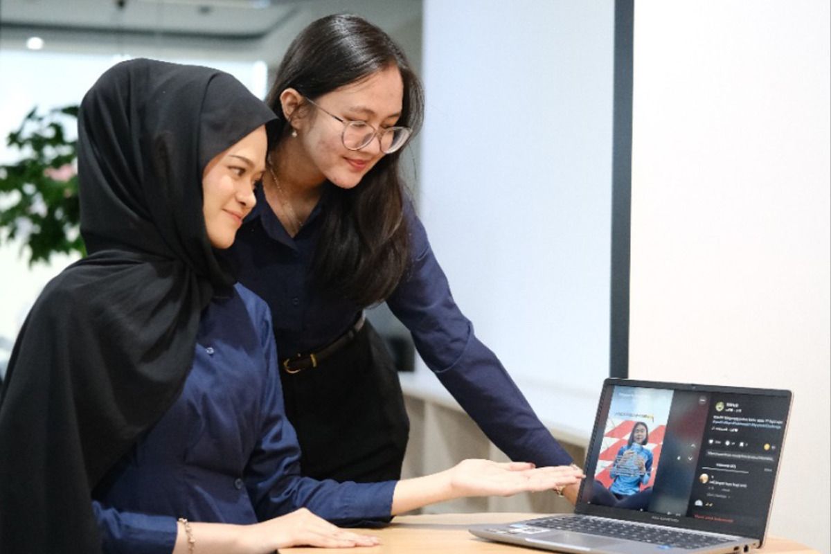 By.U ajak pelajar Sumbagsel jadi konten kreator TikTok lewat Program "Ayu Hoki"