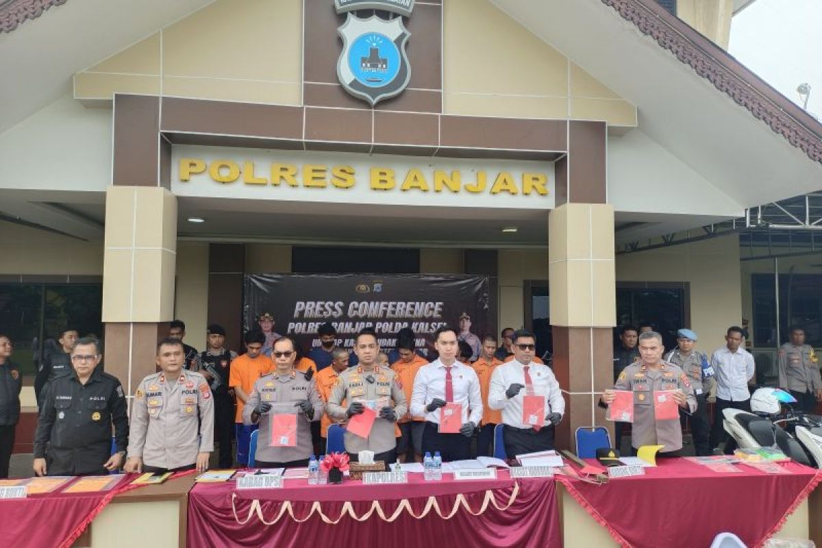 Sepekan menjabat, Kapolres Banjar ungkap delapan kasus menonjol