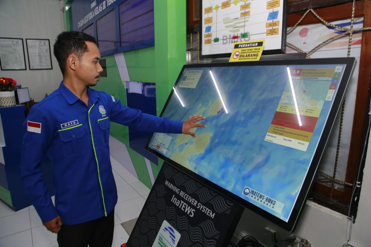 BMKG Ternate peringatkan cuaca ekstrem pada sejumlah wilayah di Maluku Utara