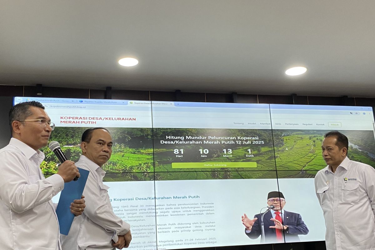 Kemenkop luncurkan website Kopdes Merah Putih untuk pantau koperasi