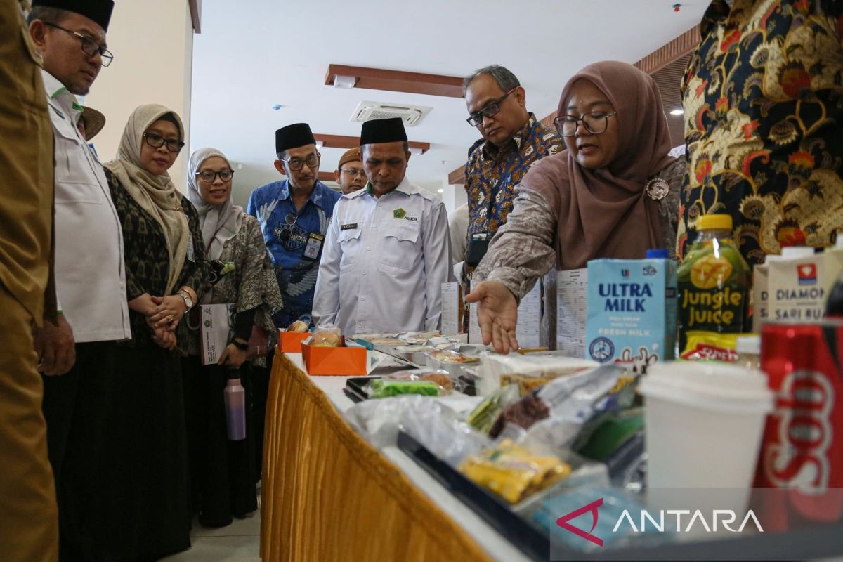 Makanan jamaah haji Aceh selama di pesawat bernuansa khas daerah