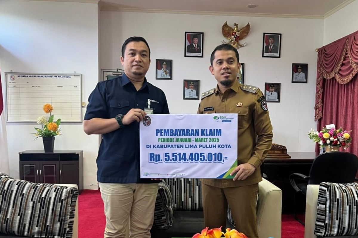 Masyarakat Limapuluh Kota terima manfaat Program BPJS Ketenagakerjaan capai Rp5,5 miliar