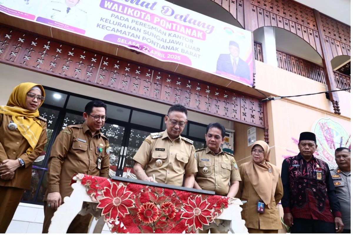 Wali Kota Pontianak resmikan Kantor Lurah Sungai Jawi Luar beraksitektur melayu