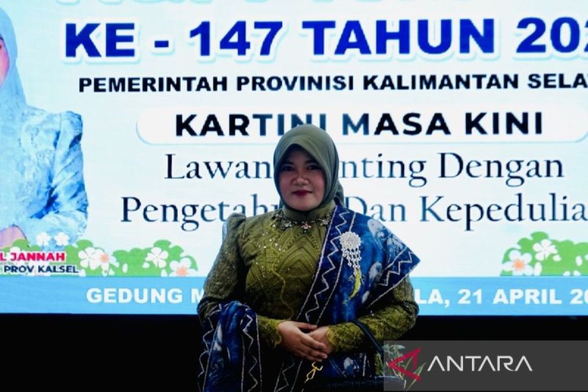 Ketua TP PKK Kotabaru hadiri peringatan Hari Kartini Tingkat Provinsi Kalsel
