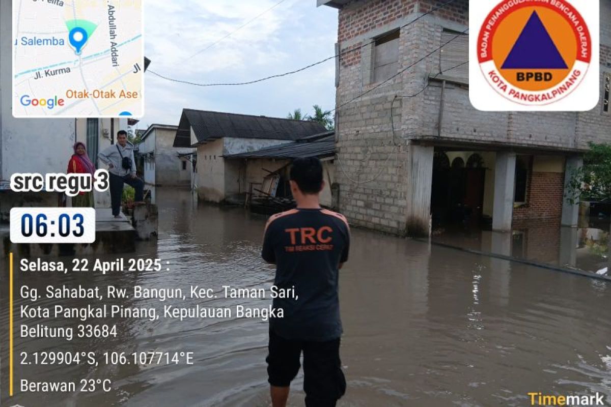 BPBD Pangkalpinang keluarkan peringatan dini hujan ekstrem