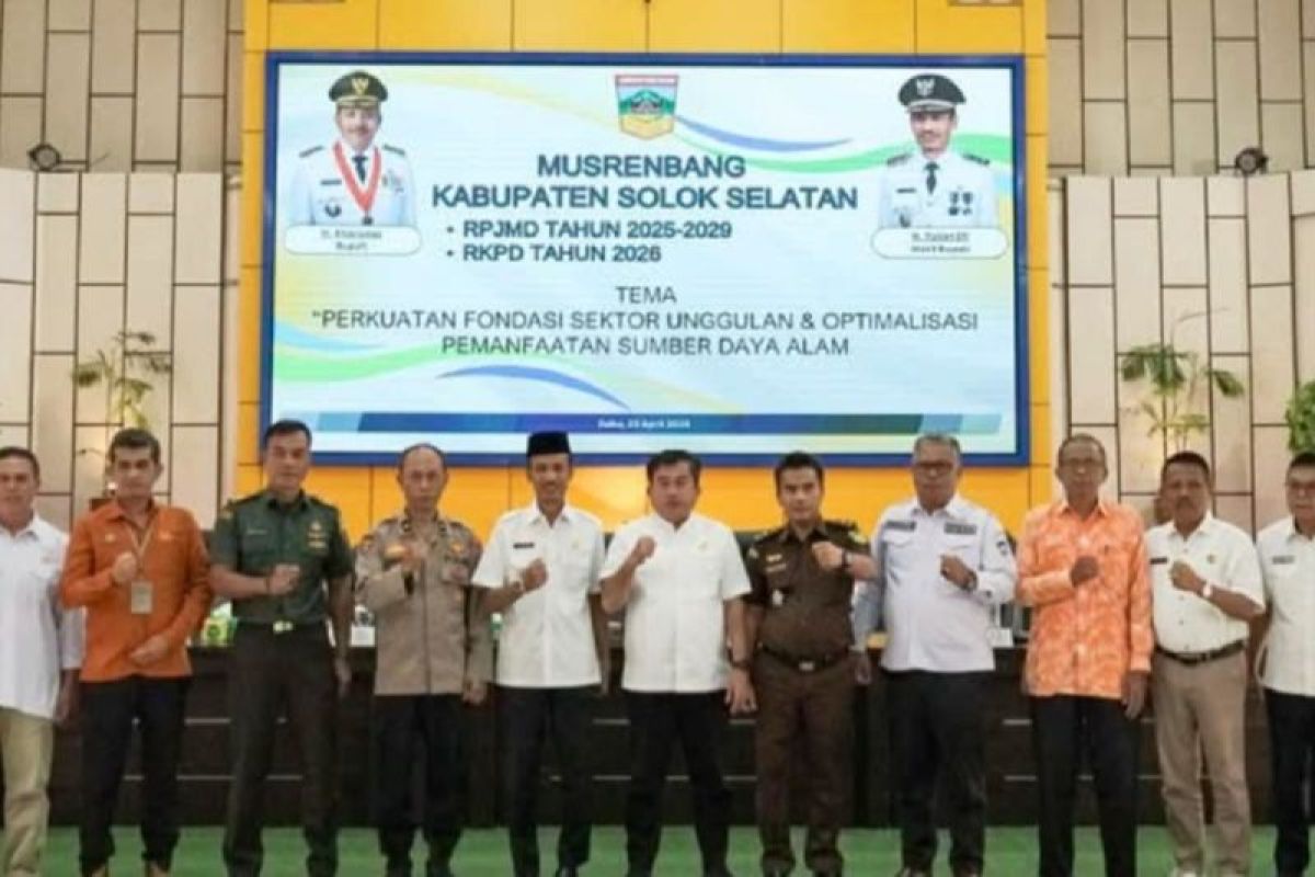 Solok Selatan libatkan berbagai elemen susun RPJMD 2025-2029