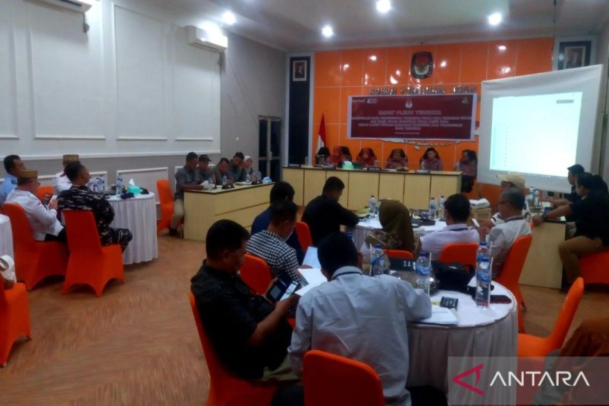 KPU Gorontalo Utara pleno rekapitulasi suara PSU tingkat kabupaten
