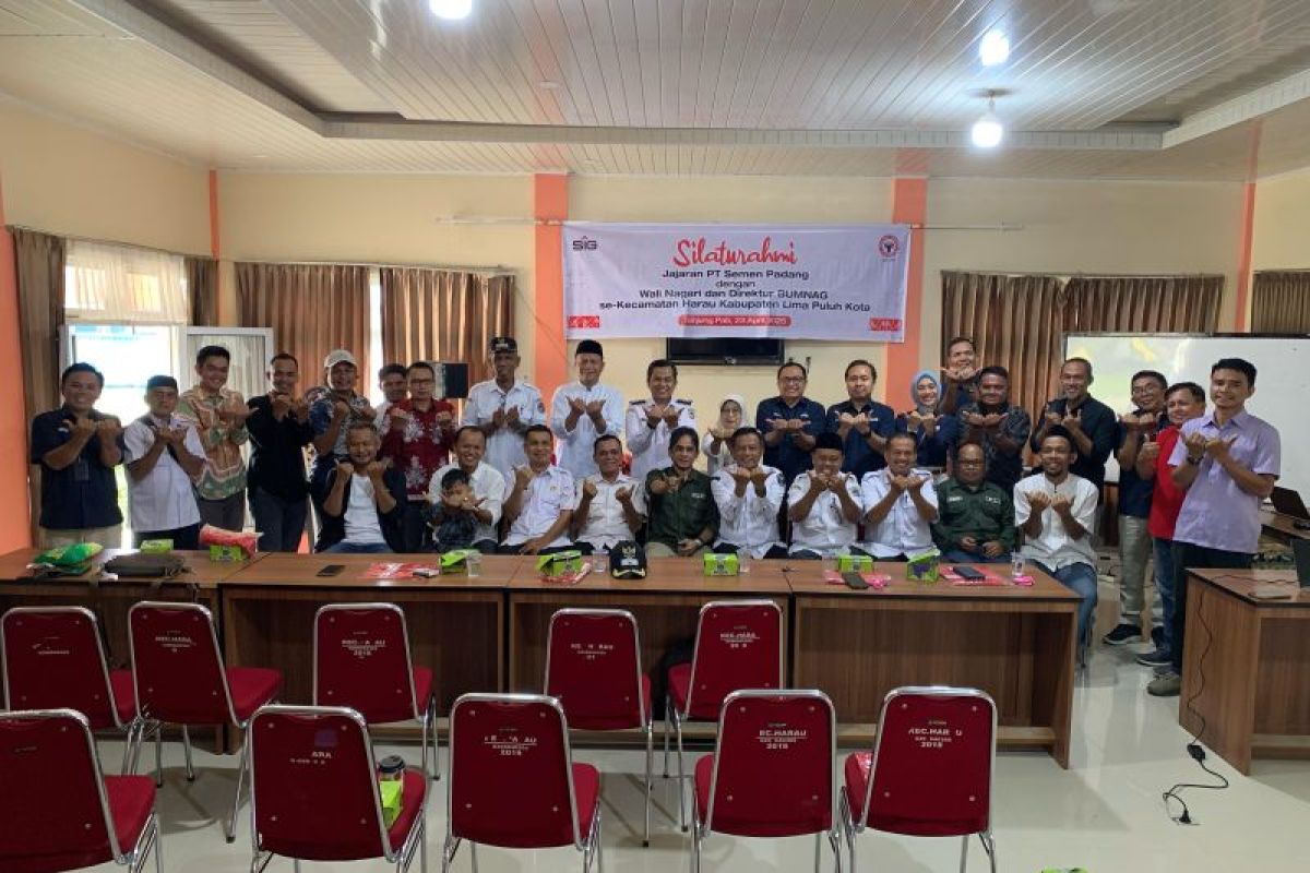 Silaturahmi dengan Wali Nagari dan BUMNAG se Kecamatan Harau, PT Semen Padang siap dukung pembangunan nagari