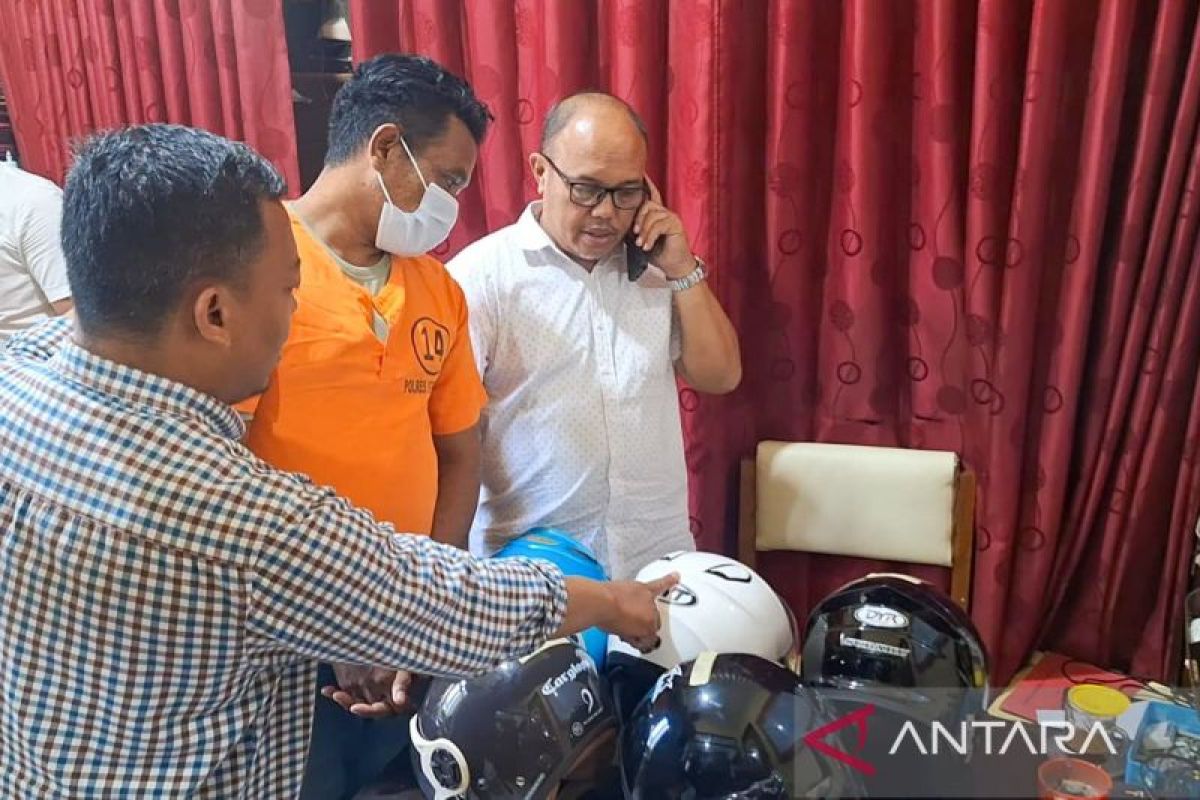 Polres Situbondo tangkap pencuri helm resahkan warga