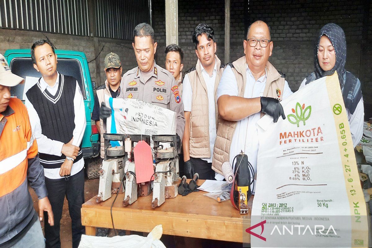 Satgas Pangan Polda Kalsel bongkar pemalsuan pupuk di Banjarbaru