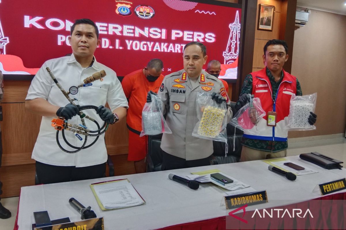 Polda DIY tangkap tiga pelaku suntik elpiji 3 kg di Kulon Progo