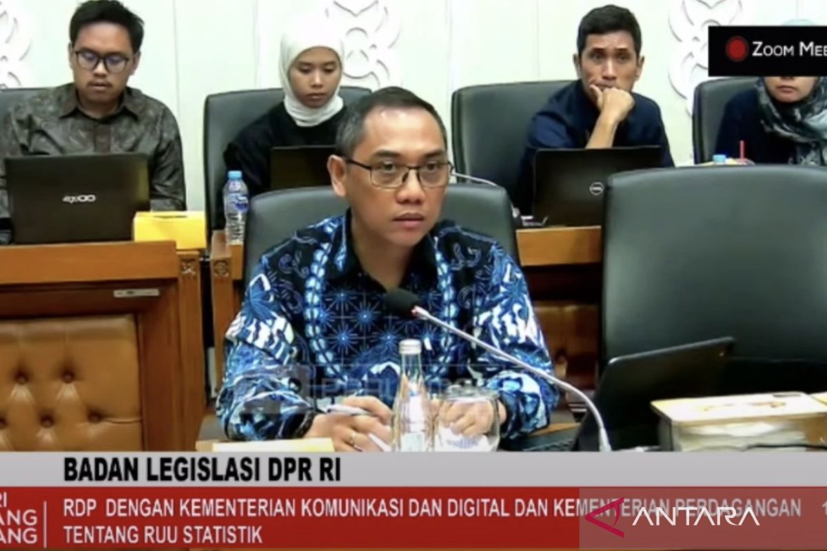 Kemkomdigi sarankan RUU Statistik diharmonisasikan dengan UU PDP  