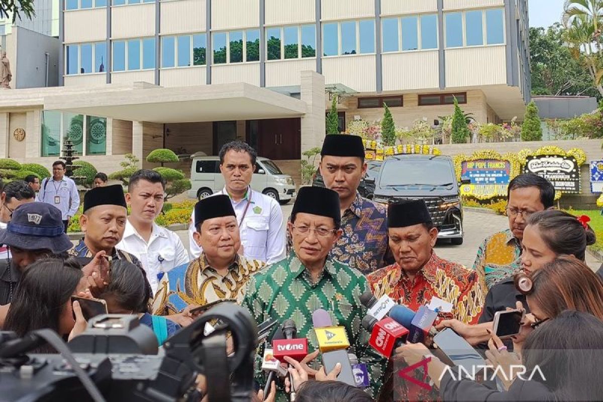 Menag: Paus tokoh kemanusiaan dunia yang kerap suarakan Gaza