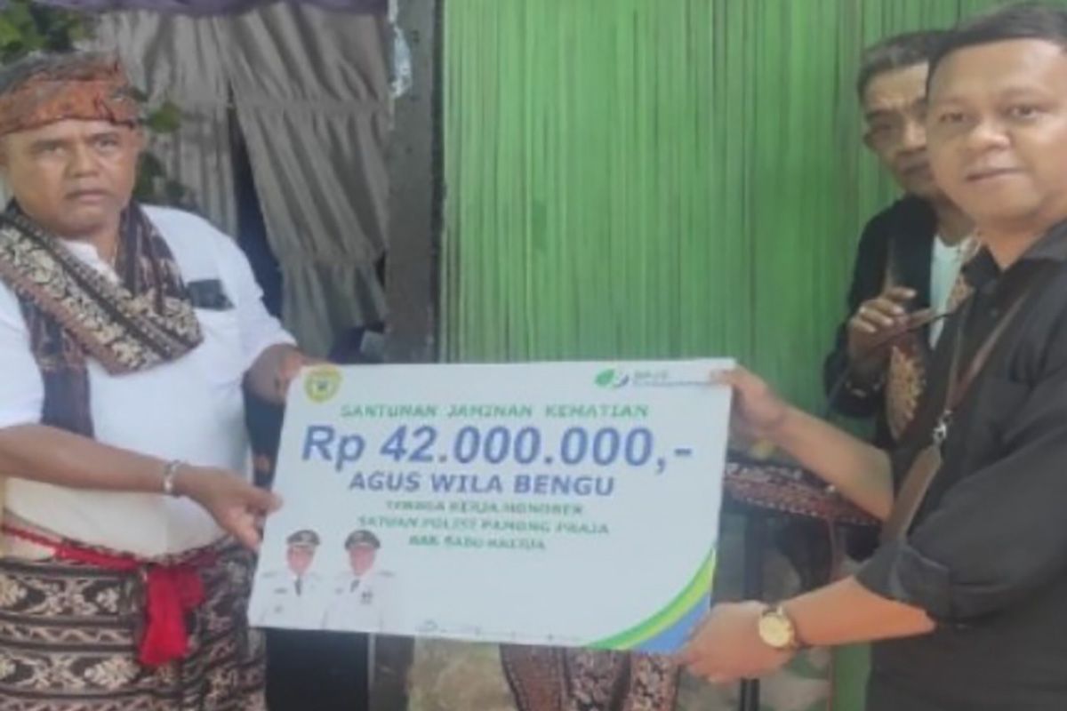 BPJS Ketenagakerjaan NTT berikan santunan kematian senilai Rp42 juta
