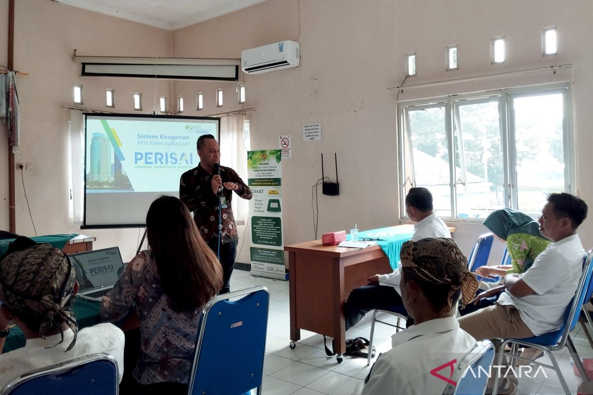 BPJS Ketenagakerjaan  ajak desa di Gebog Kudus menjadi Agen Perisai