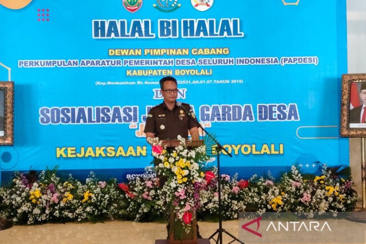 Kejari Boyolali  dukung transparansi pengelolaan dana desa