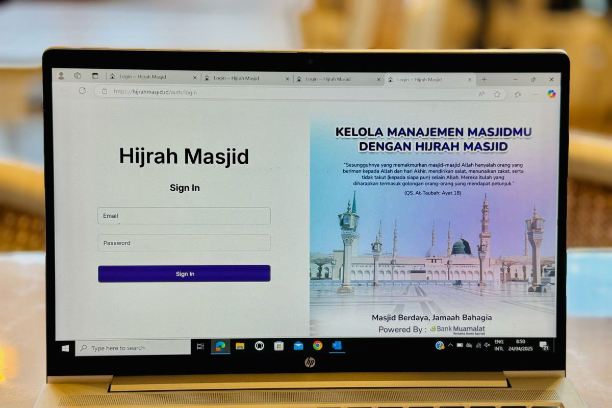 Bank Muamalat dukung digitalisasi pengelolaan masjid