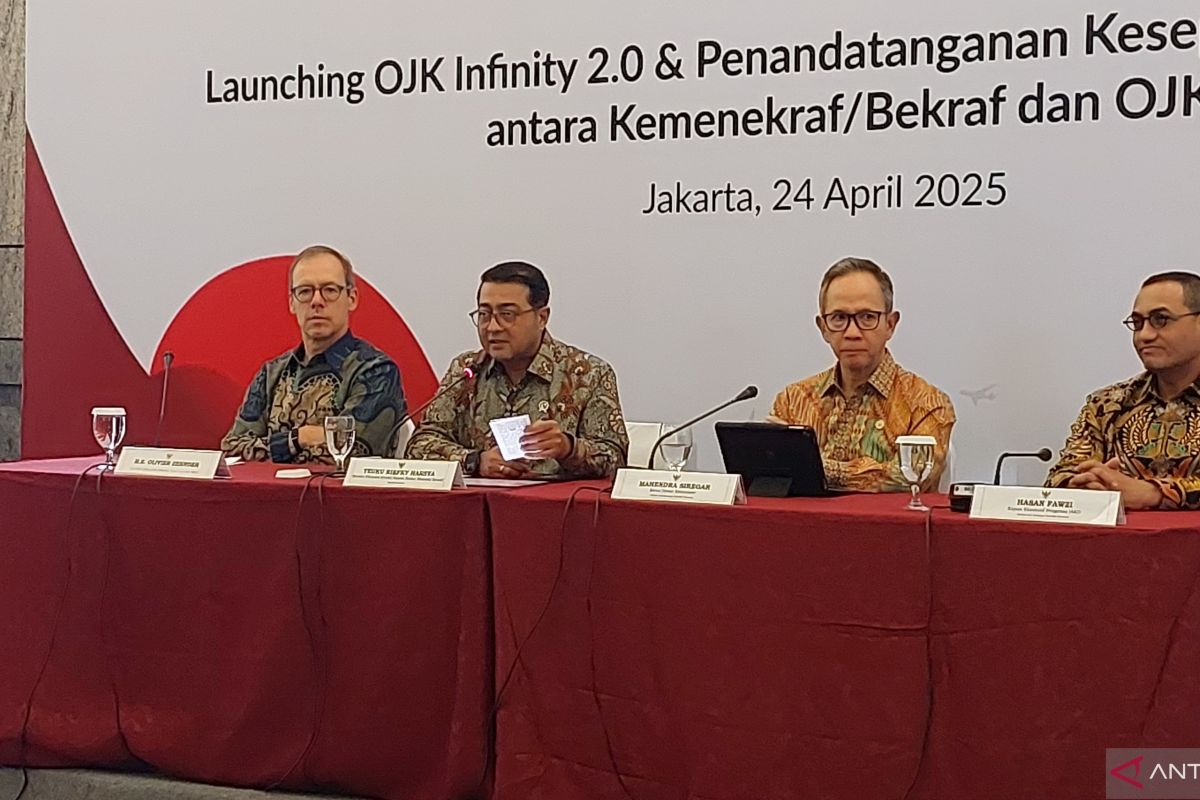 Kerja sama OJK-Kemenekraf ciptakan ekosistem ekraf lebih inklusif