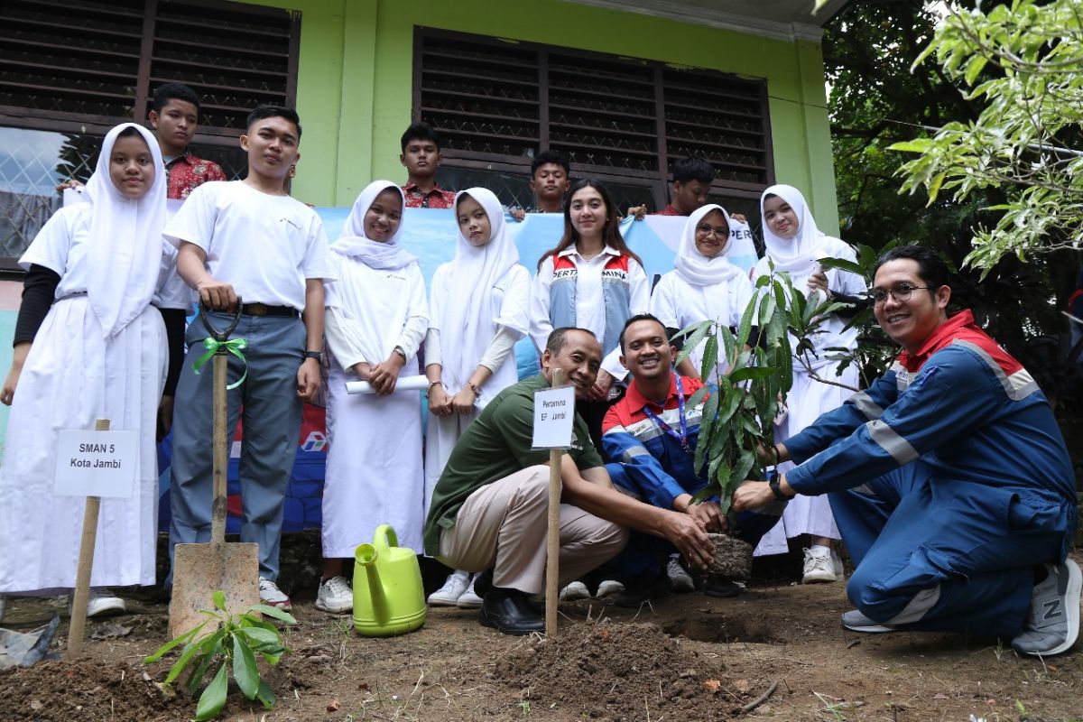 Pertamina EP Jambi  beri wawasan emisi nol bersih ke pelajar