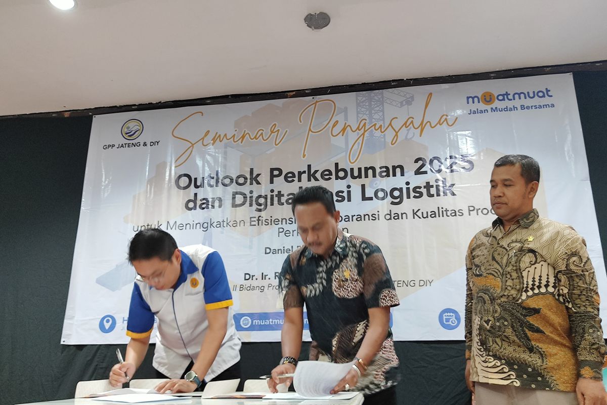 Digitalisasi logistik perkebunan, GPP Jateng-DIY MoU dengan MuatMuat