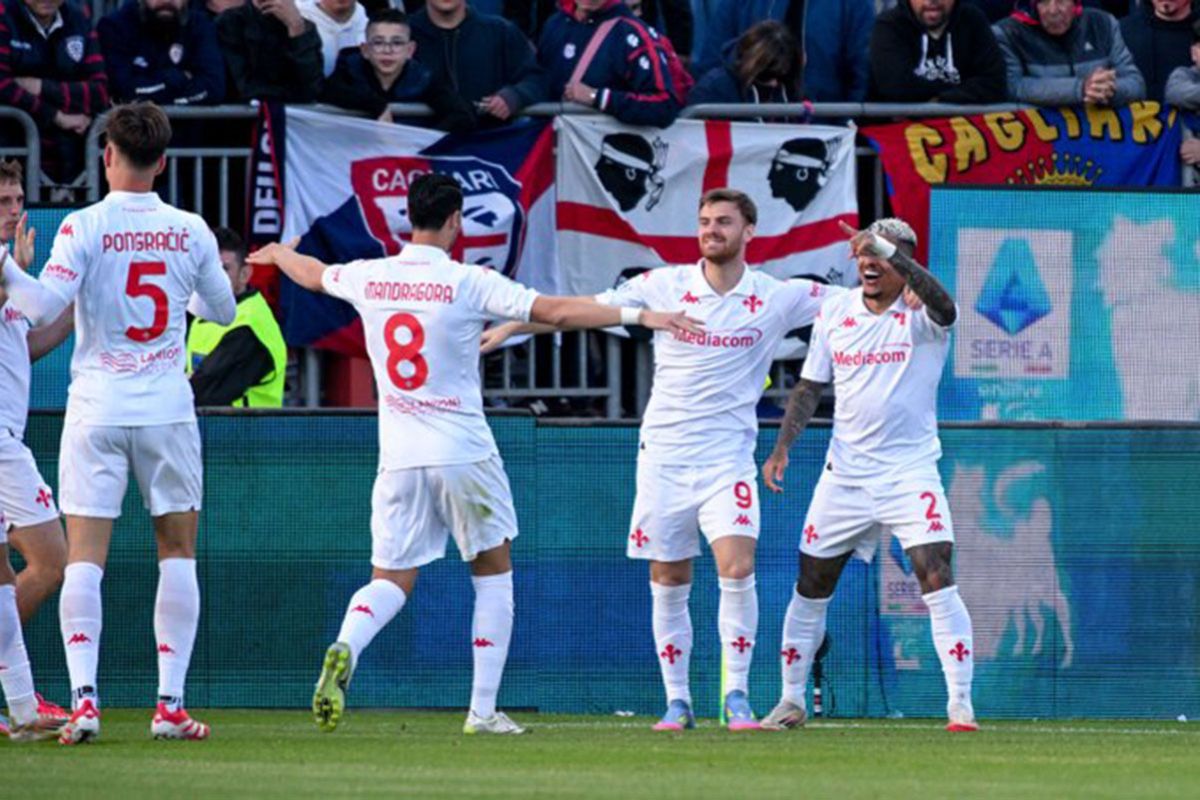 Fiorentina dekati zona Eropa setelah kalahkan Cagliari 2-1