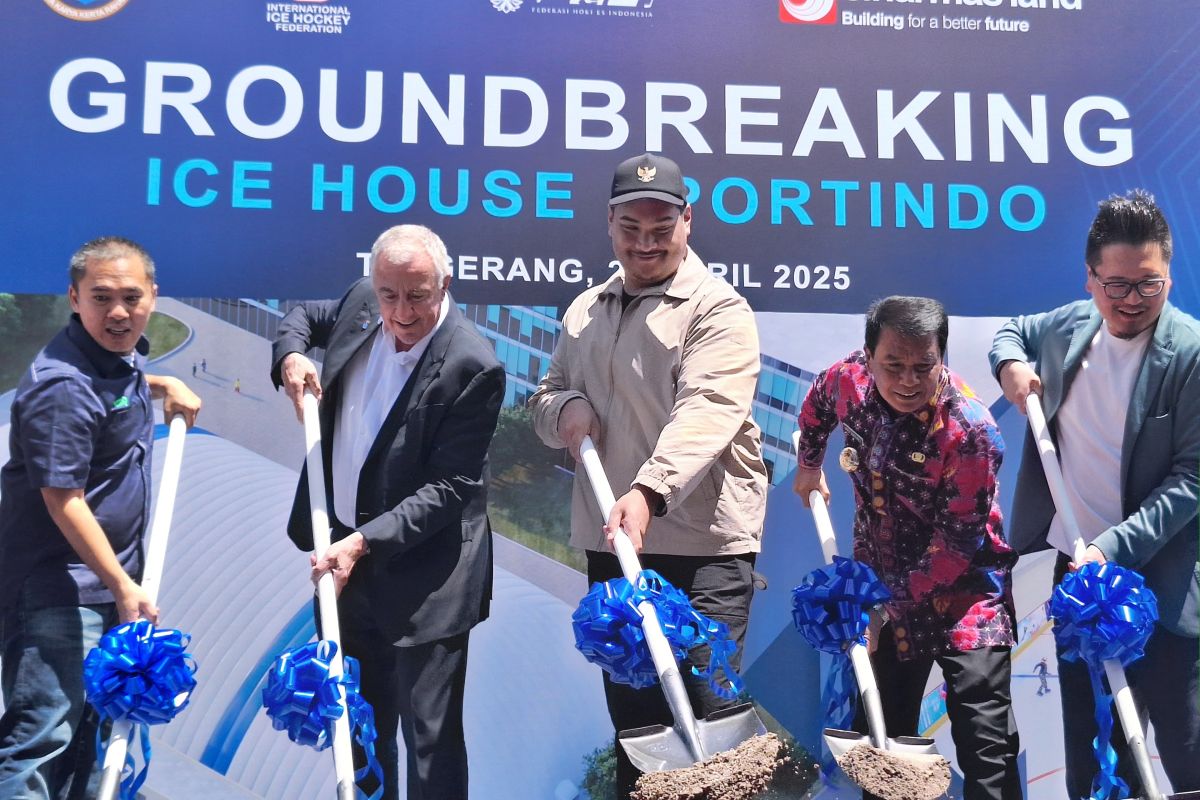 Menpora "ground breaking" arena Ice Rink Airdome pertama di ASEAN