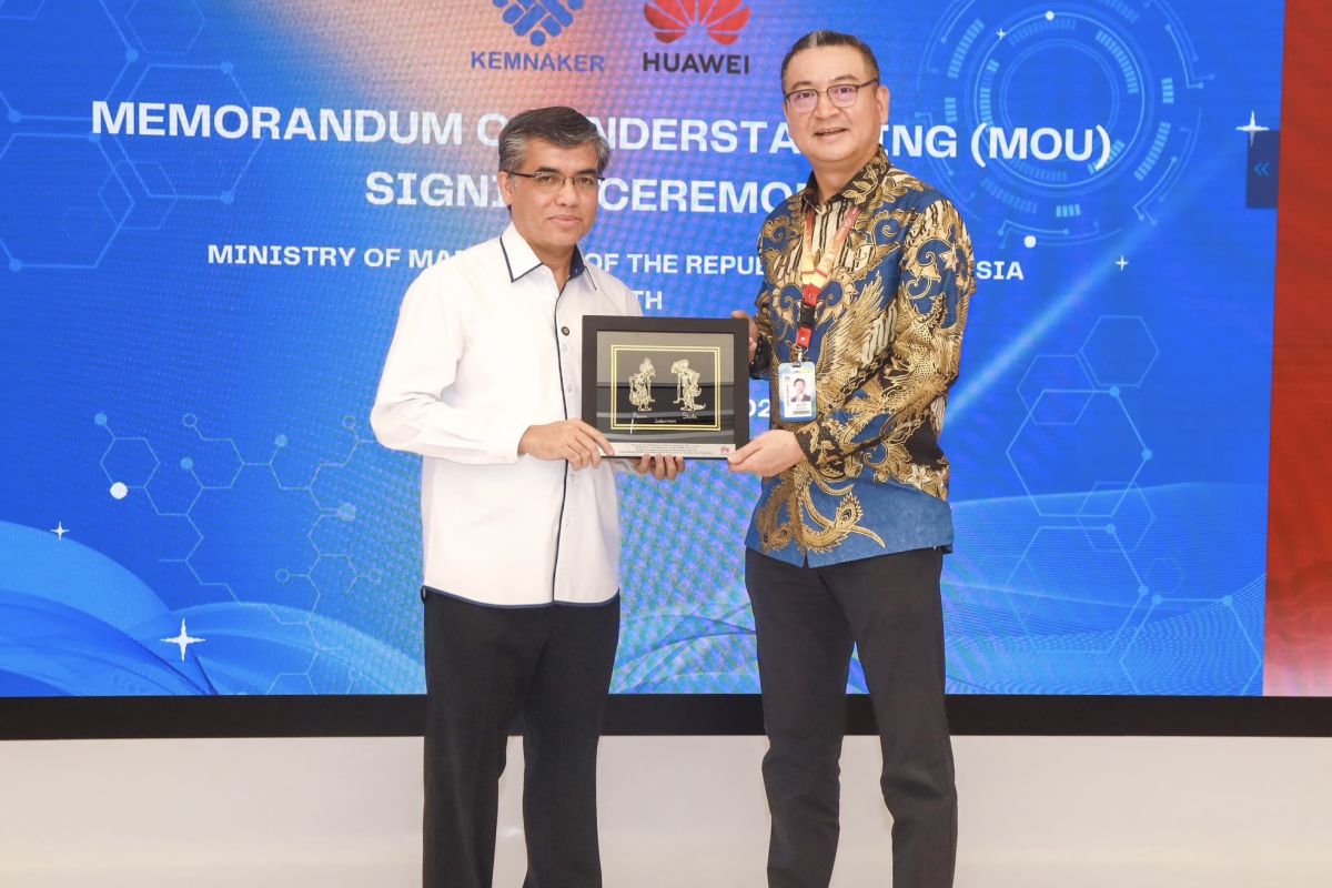 Kemnaker-Huawei kuatkan sinergi peningkatan kapasitas SDM TIK