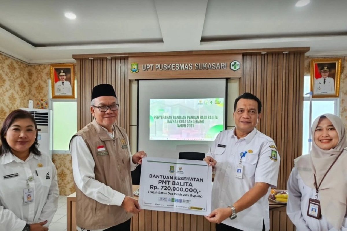 Baznas Tangerang salurkan bansos ke 600 mustahik untuk atasi stunting