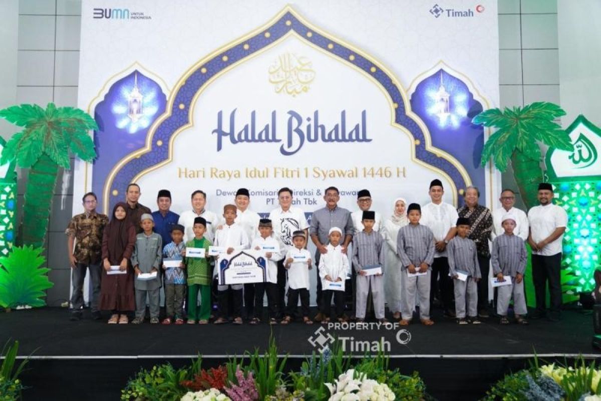 PT Timah santuni 1.220 anak yatim piatu di lingkar tambang