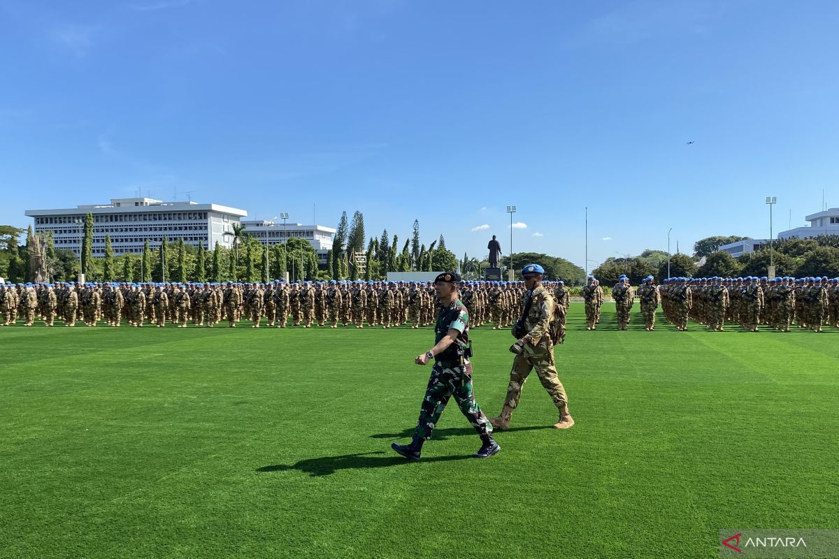 Satgas TNI Kontingen Garuda UNIFIL 2024 kembali ke tanah air