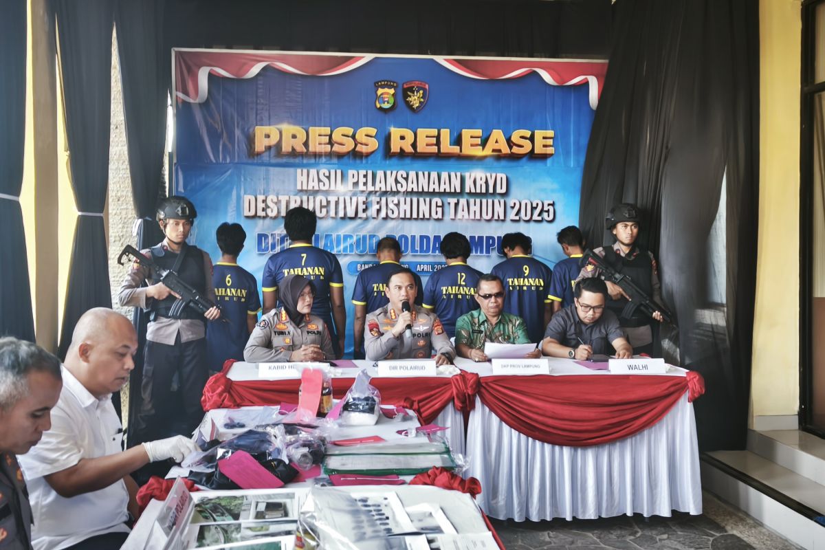 Polda Lampung sebut adanya perubahan modus operandi ilegal fishing