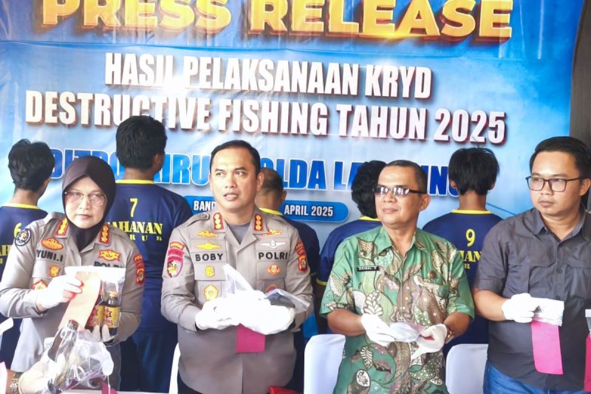 Polda Lampung taruh perhatian bagi kegiatan perikanan yang rusak lingkungan