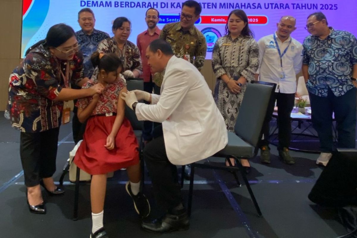 Vaksinasi dengue diluncurkan di Minahasa Utara guna tekan lonjakan DBD