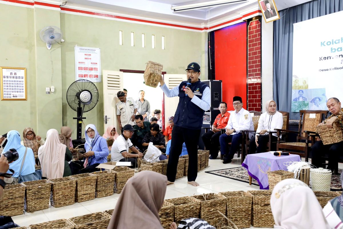 Mensos ajak PM naik kelas lewat eceng gondok Banyumas