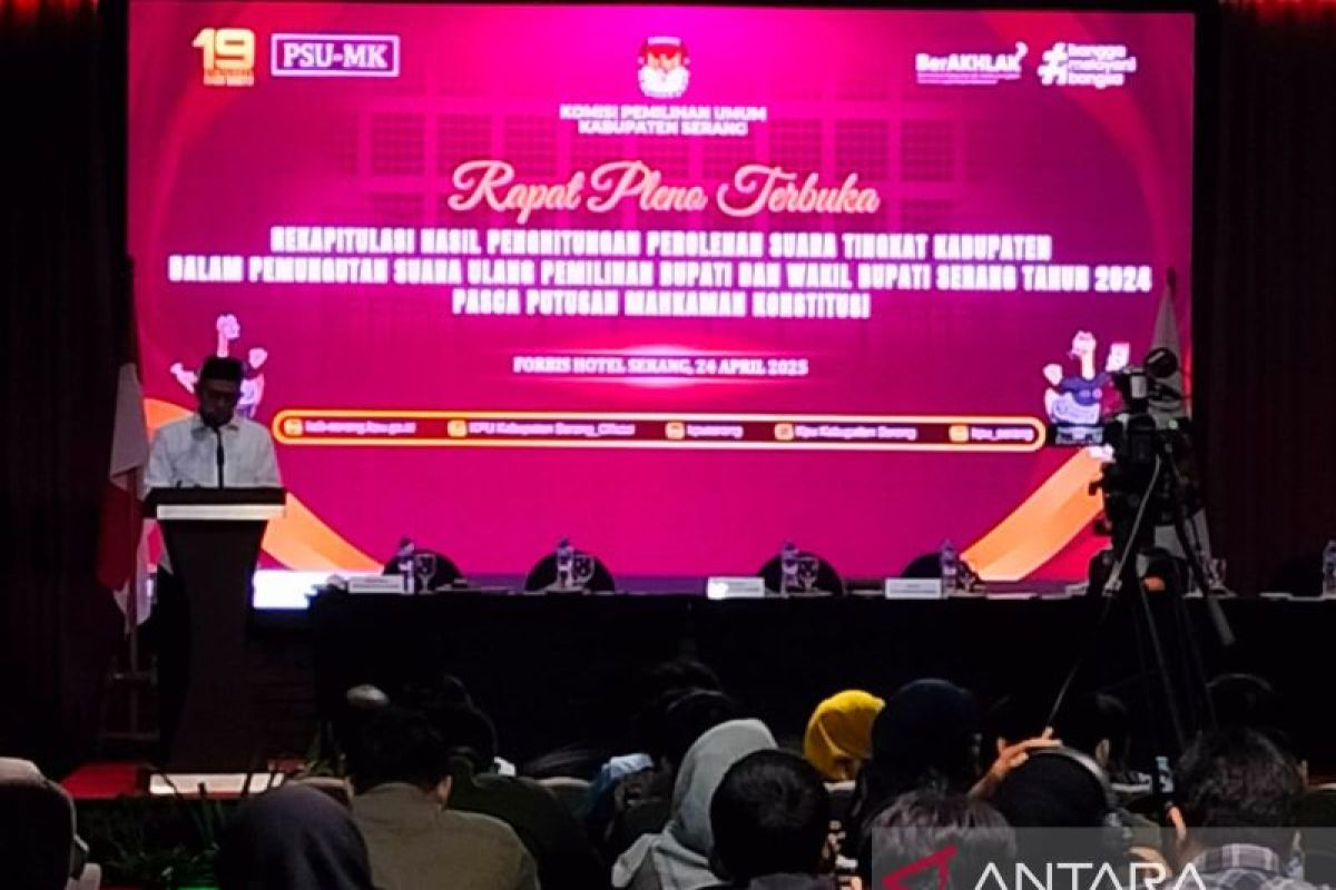 Ratu Zakiyah-Najib Hamas unggul pada PSU Kabupaten Serang
