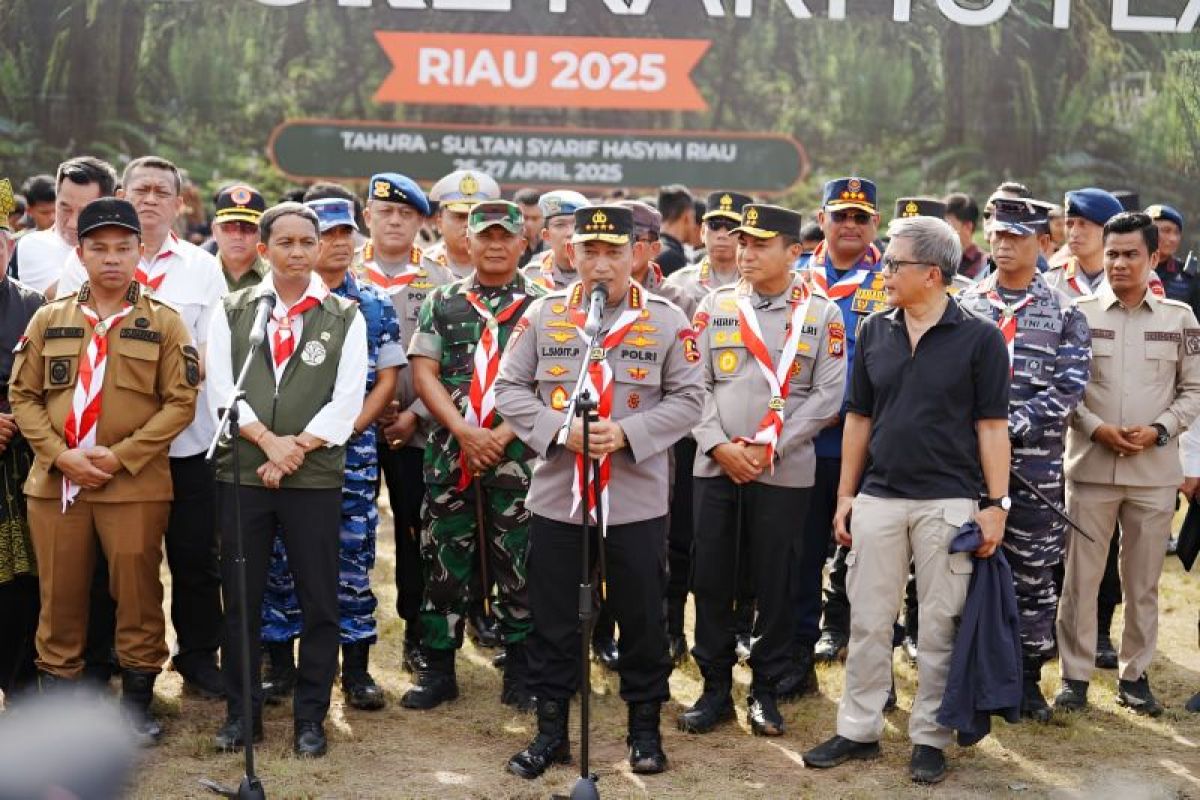 Kapolri tekankan pentingnya edukasi pencegahan karhutla sejak dini