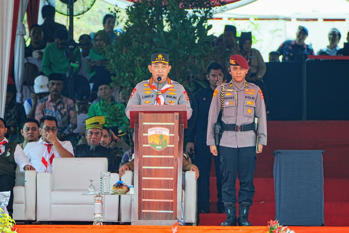 Buka kegiatan jambore, Kapolri tekankan antisipasi ancaman karhutla