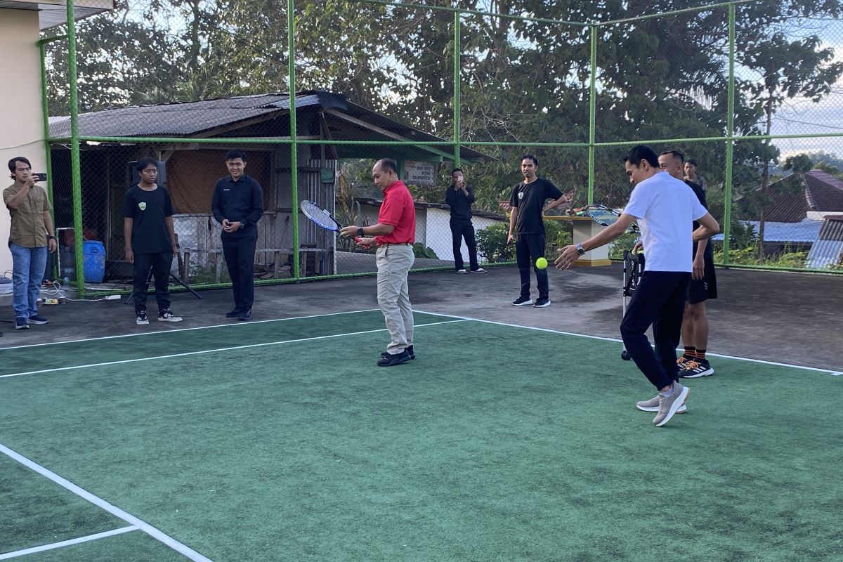 Wabup Tanggamus harap "Tennis Session for Beginner" temukan bibit muda berkualitas