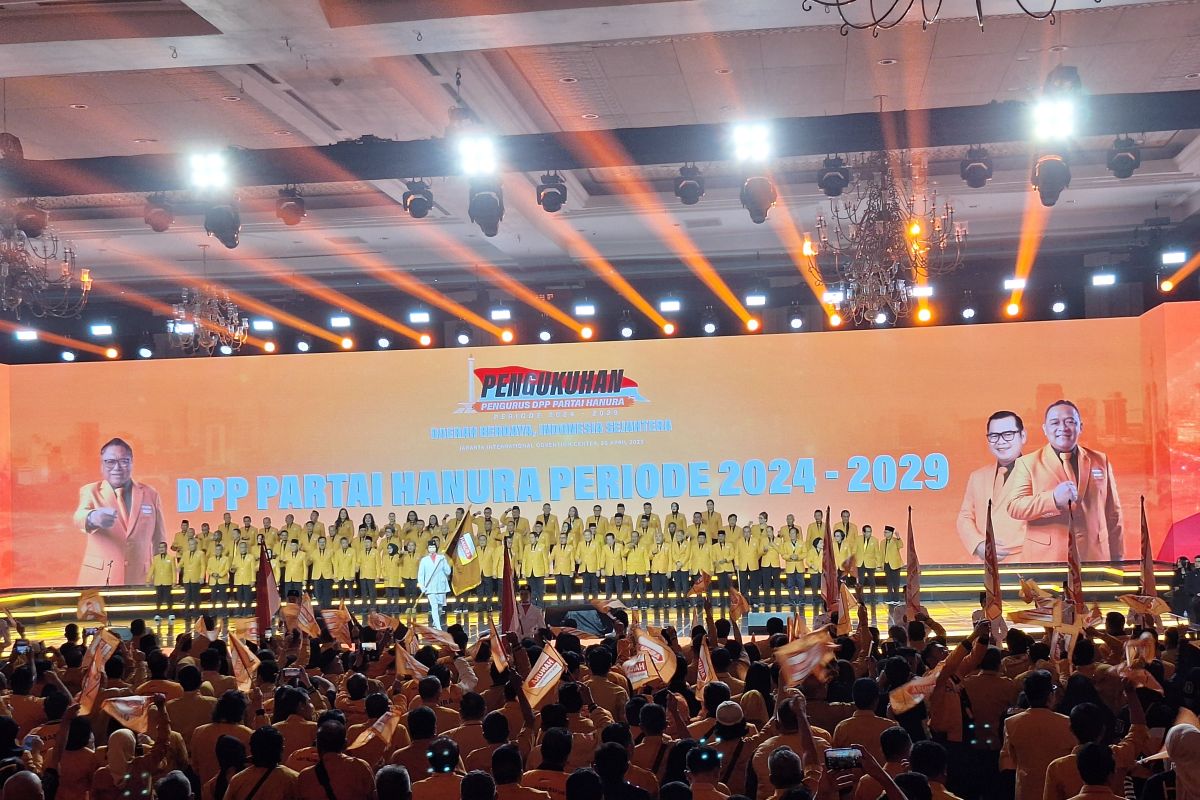 Hanura kukuhkan pengurus DPP periode 2024--2029