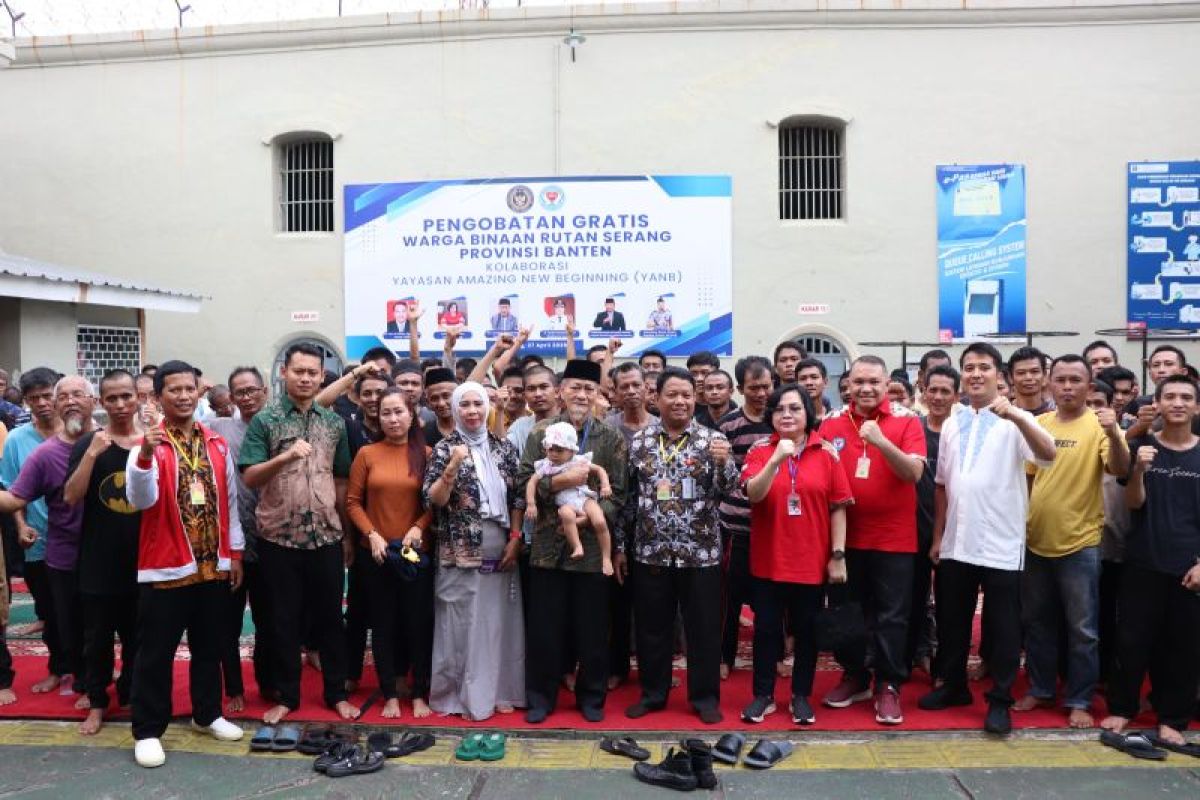 Warga binaan Rutan Serang dapatkan pengobatan gratis