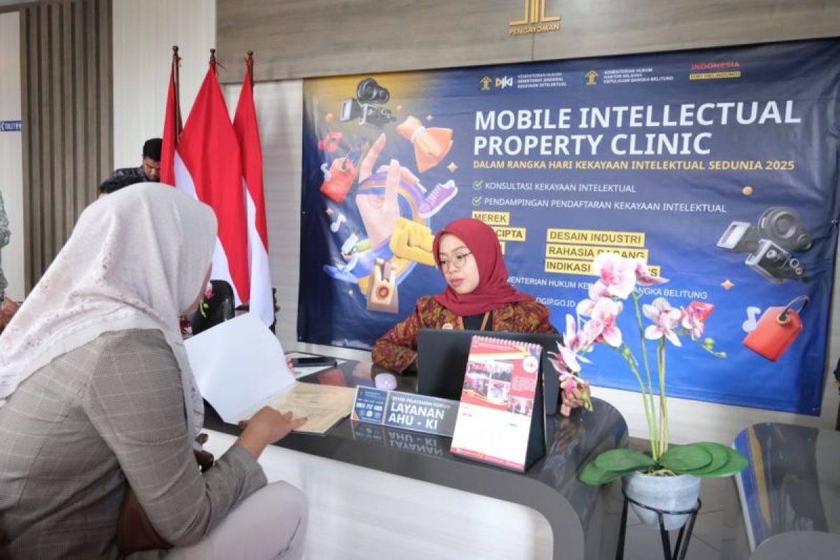 Kemenkum Bangka Belitung layani 270 konsultasi pendaftaran KI