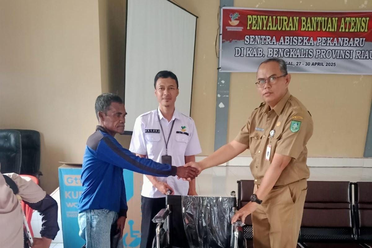 Dinsos Bengkalis salurkan bantuan Atensi Kemensos senilai Rp150 juta