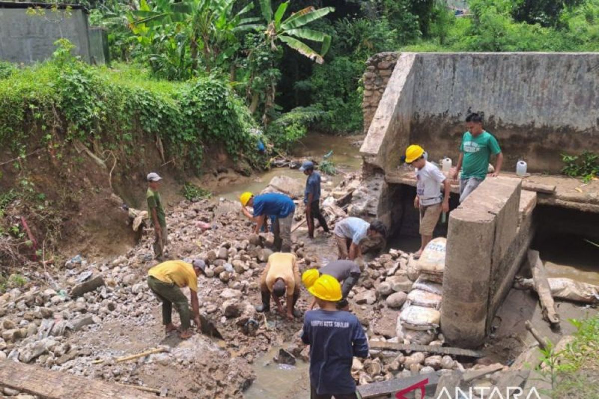 Irigasi Paya Sordang yang jebol dapat perbaikan permanen dari TPOP PUPR Sumut