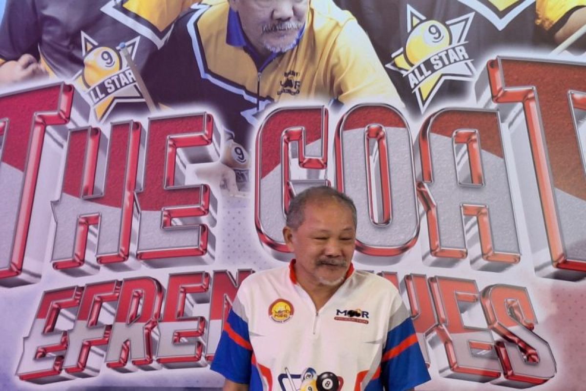 Efren Reyes Tampil di Jakarta, Sajikan Aksi Biliar Memukau di Eksibisi 'The Goat'