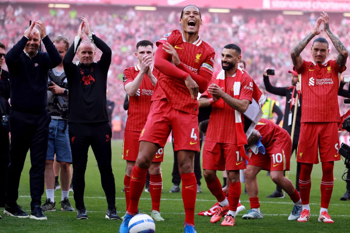 Liverpool juara Liga Inggris 2024-2025 meski menyisahkan empat laga